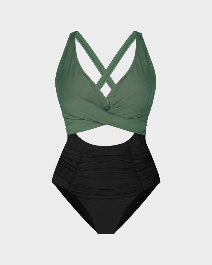 Push Up Tummy Control One Piece Swimsuit
