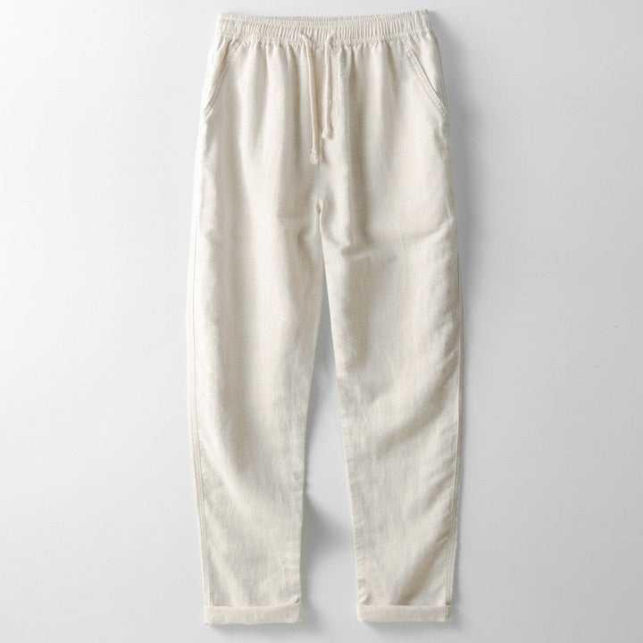 Santorini Lightweight Linen Trousers
