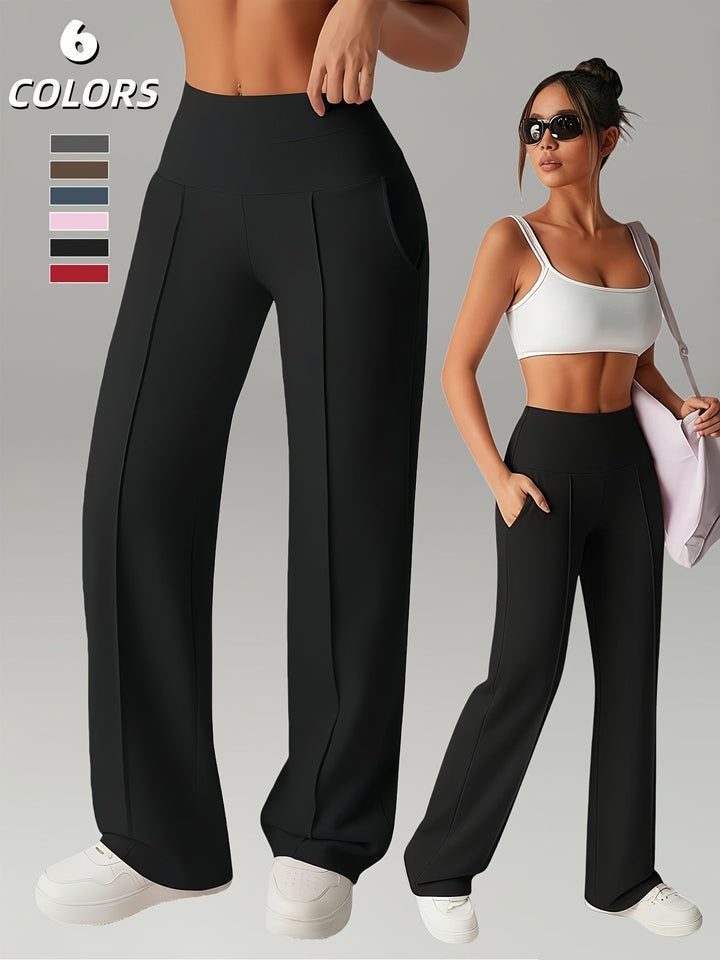 FlowWide High-Waist Trousers