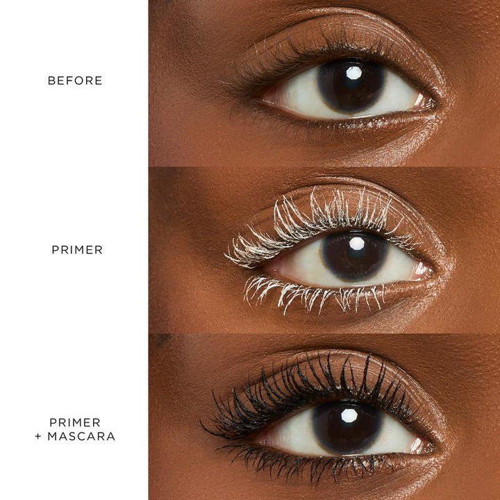 Mascara en primer in een tube met dubbele werking
