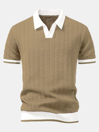 Ascot Poloshirt met Contrasterende Kraag