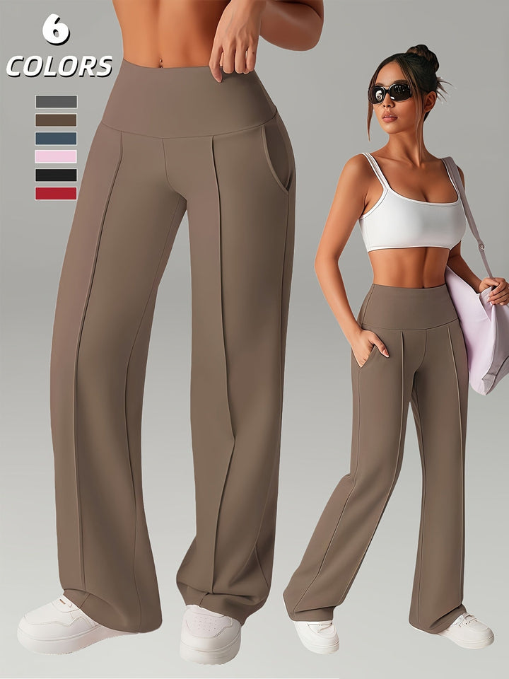 FlowWide High-Waist Trousers