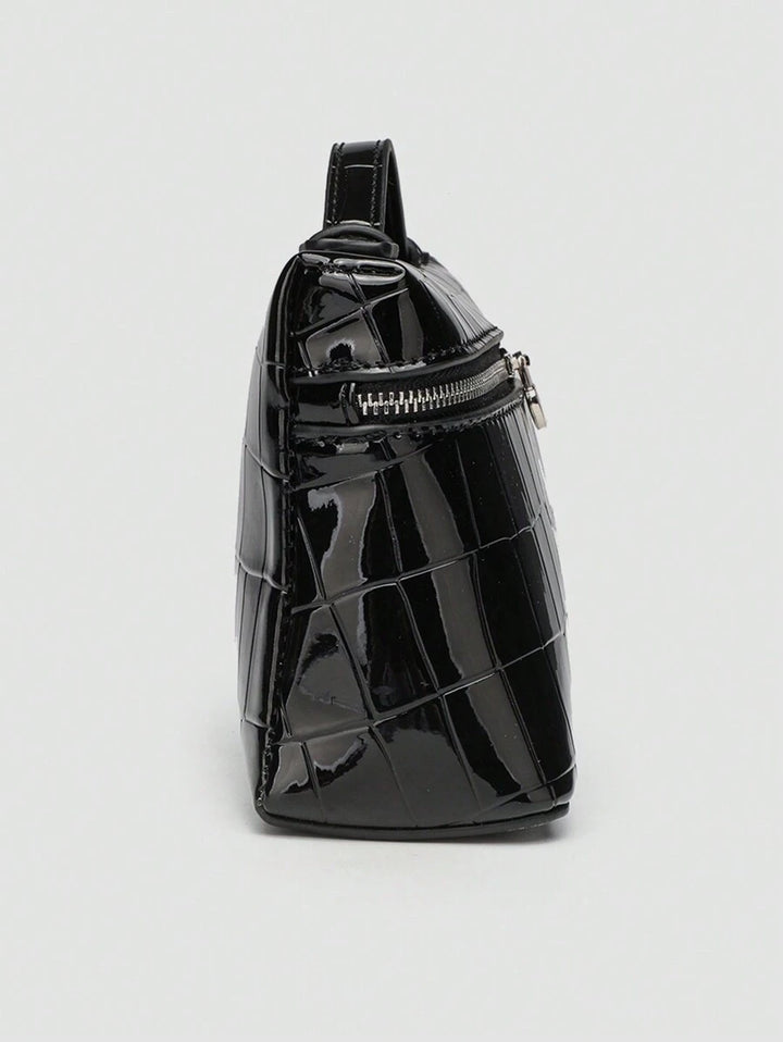 EVLO - Handtasche aus klein genarbtem Leder