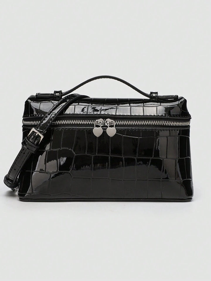 EVLO - Handtasche aus klein genarbtem Leder