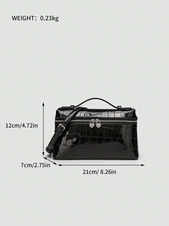EVLO - Handtasche aus klein genarbtem Leder