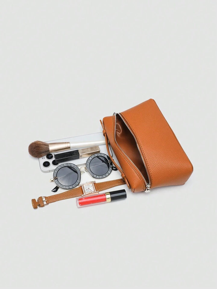 EVLO - Handtasche aus klein genarbtem Leder