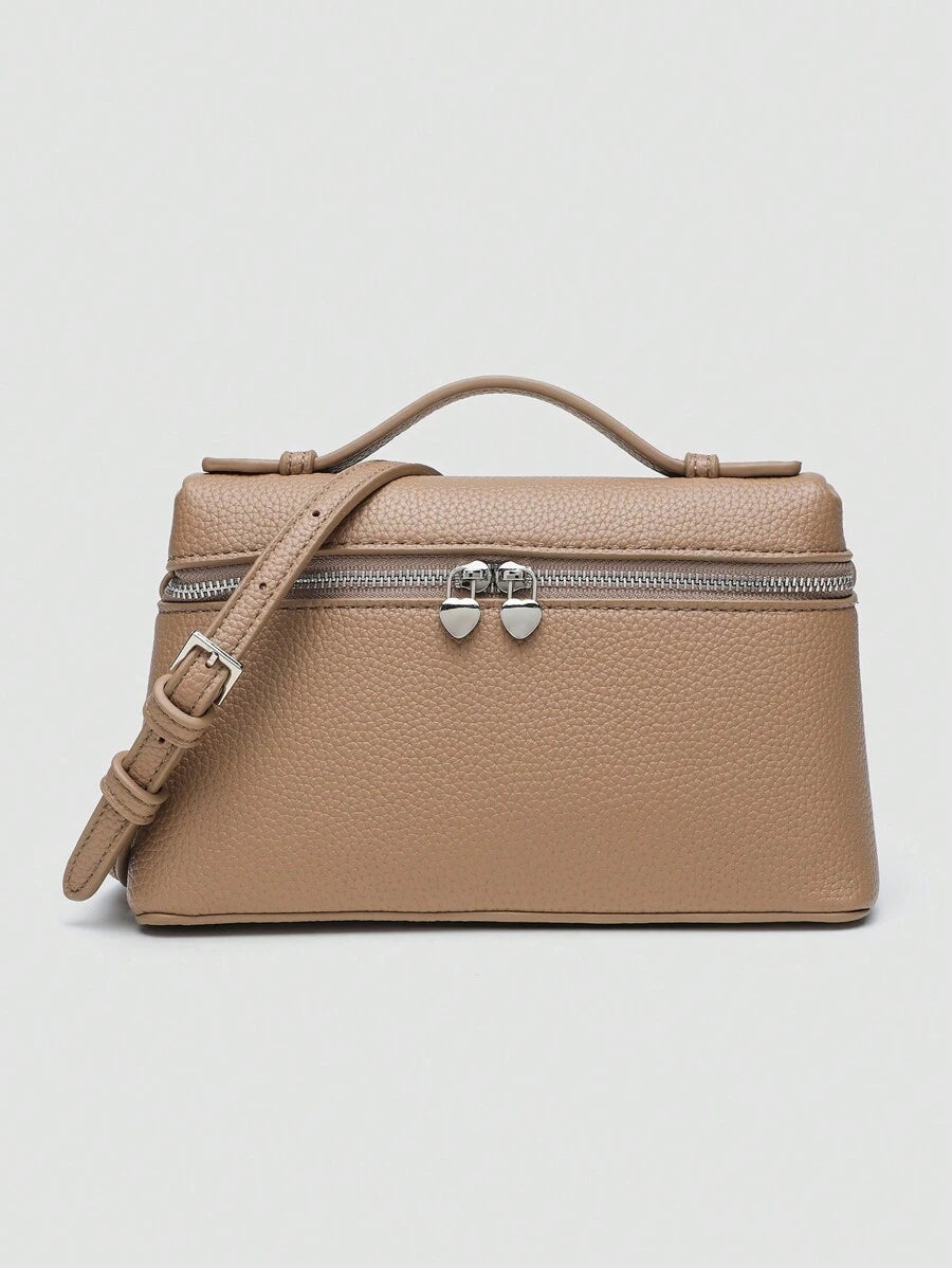 EVLO - Handtasche aus klein genarbtem Leder