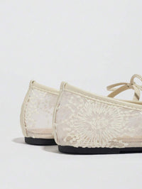 Elowen Lace Mary Jane Ballet Flats