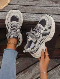 Soft Wedge Sneakers met Hakverhoging