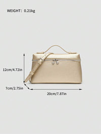 EVLO - Handtasche aus klein genarbtem Leder