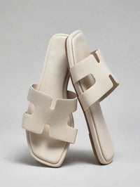 Valenne Slide – Minimal Luxe Flat Sandals