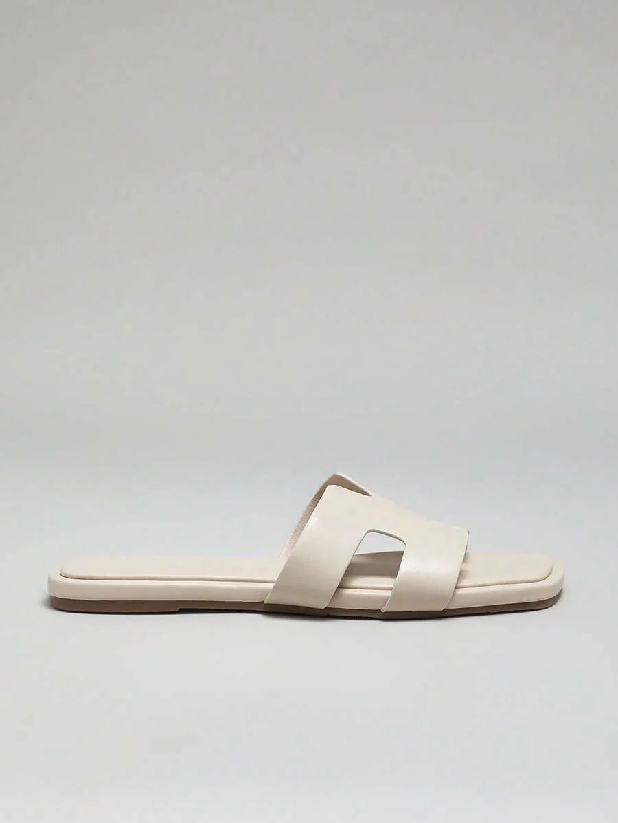 Valenne Slide – Minimal Luxe Flat Sandals