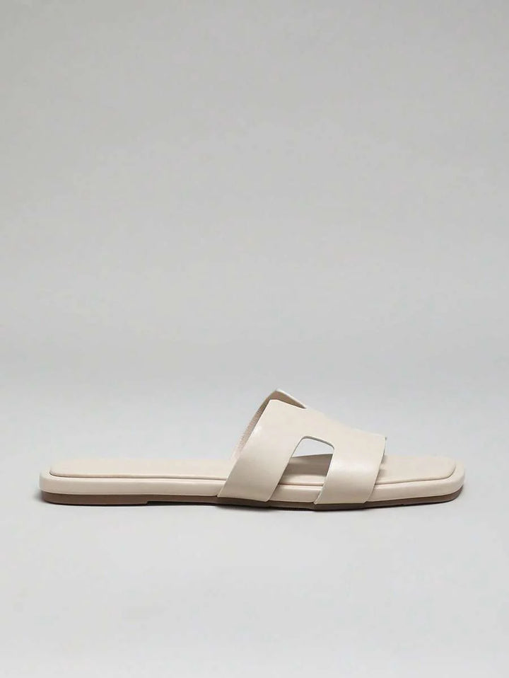 Valenne Slide – Minimal Luxe Flat Sandals