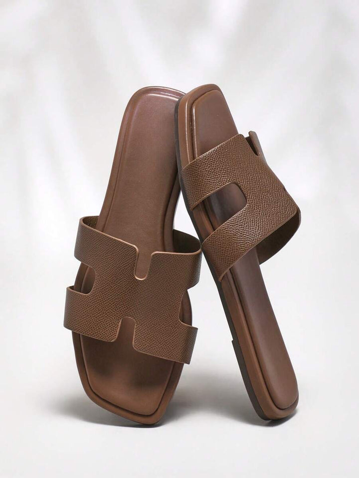 Valenne Slide – Minimal Luxe Flat Sandals