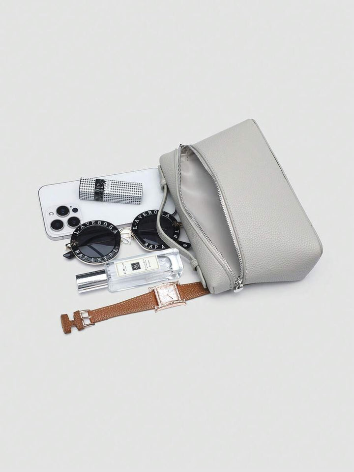 EVLO - Handtasche aus klein genarbtem Leder