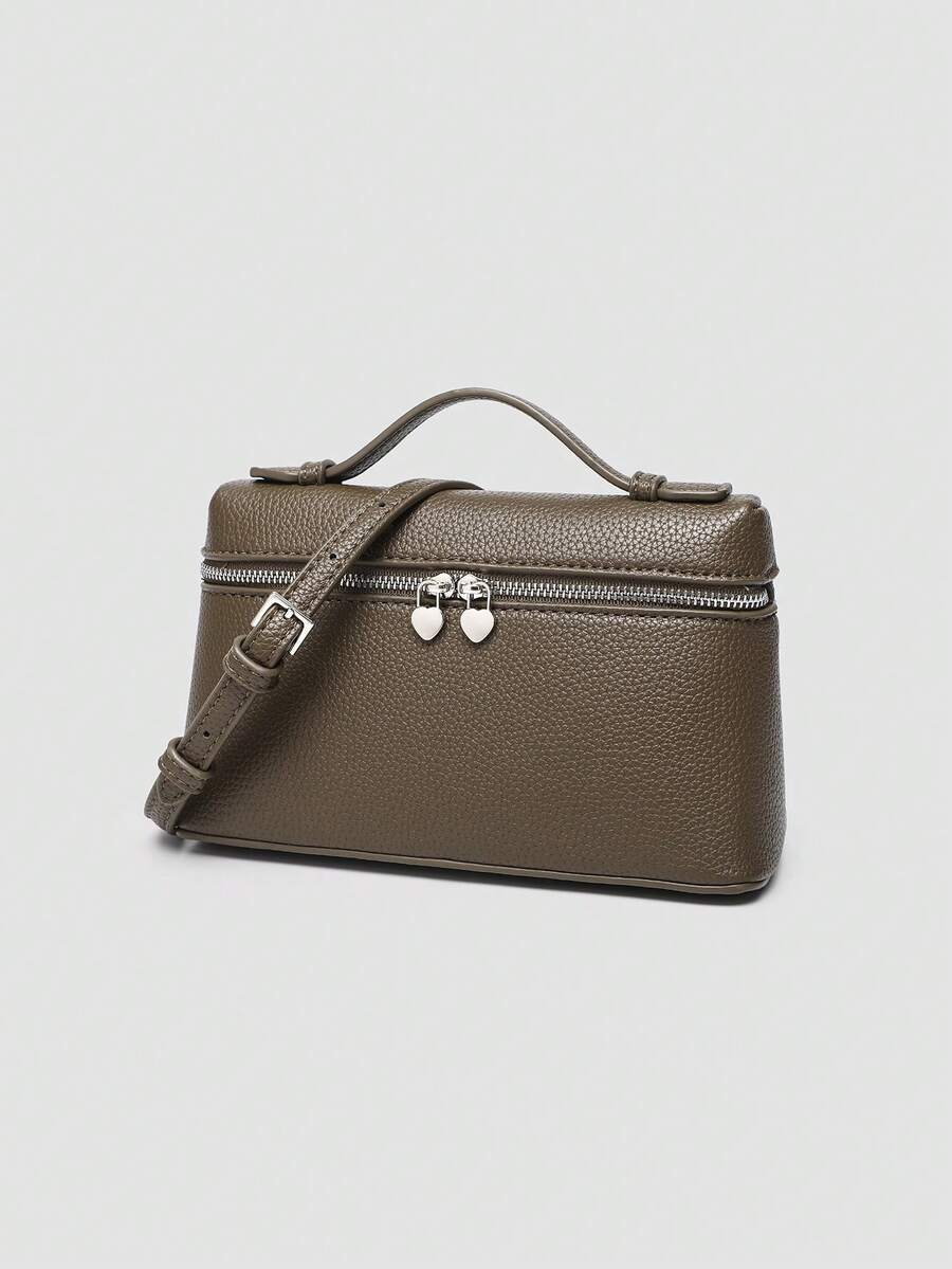 EVLO - Handtasche aus klein genarbtem Leder