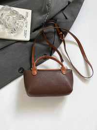 Mini waterdichte nylon tas voor dames met contrasterende details