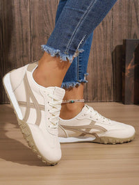 Riverton Court Retro Stripe Gum Sneakers