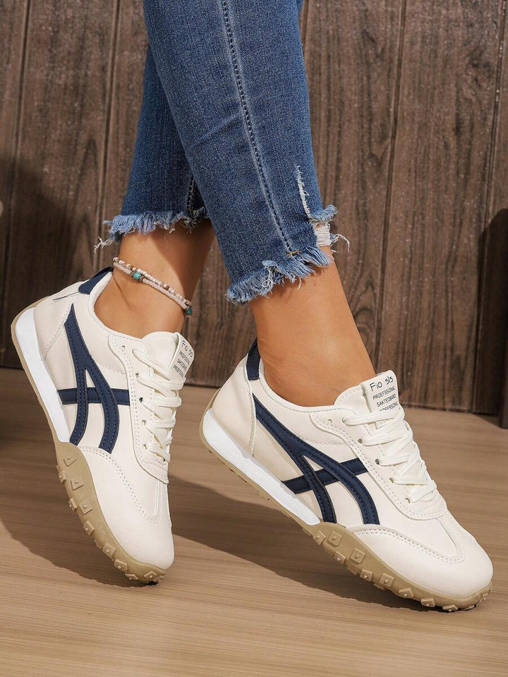 Riverton Court Retro Stripe Gum Sneakers