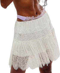 High Waist Lace Skirt