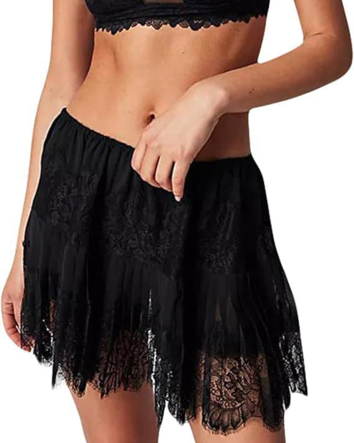 High Waist Lace Skirt