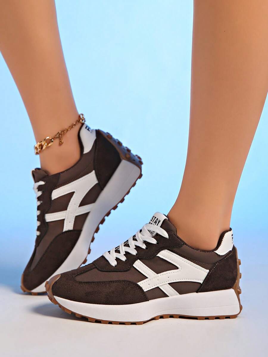 Thick Turnschuhe mit dicker Sohle
