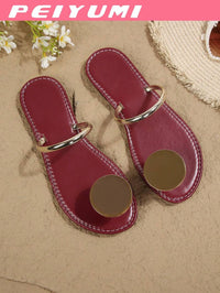 Kaelis Charm – Boho Statement Platte Sandalen