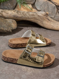 Lunara Coast – Double Buckle Cork Sandals