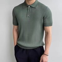 Arezzo Ribbed Cotton Polo Shirt