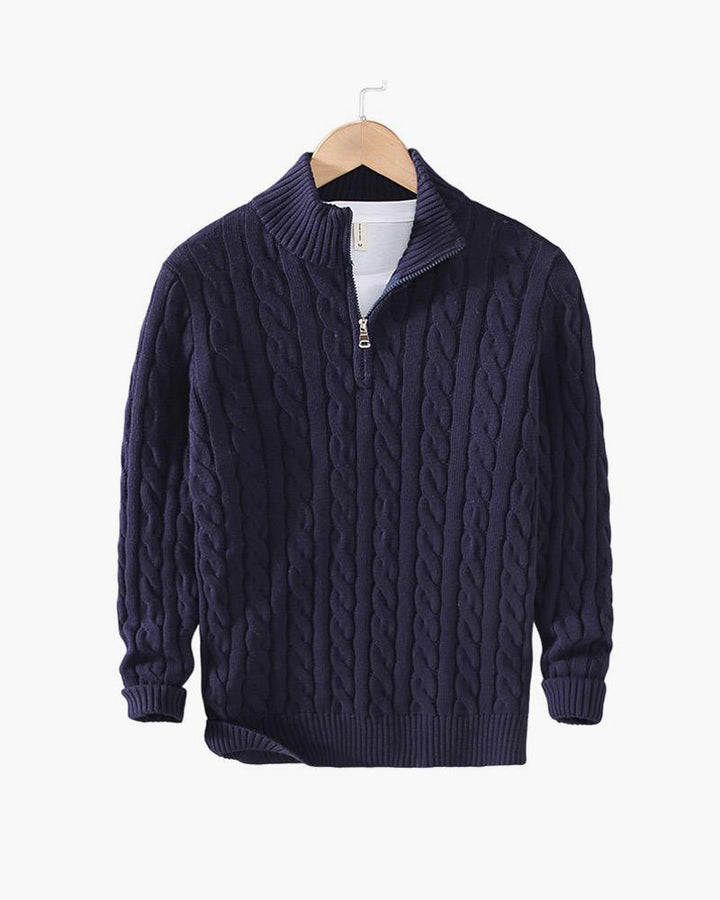 Aosta | Knit Half-Zip Sweater