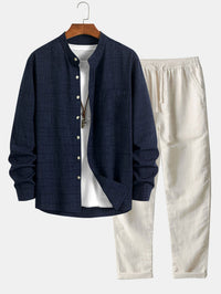 Cascais Linen-Blend Summer Set