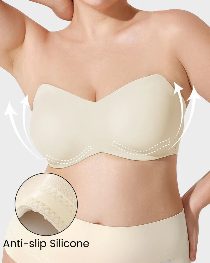 Ondersteunende Antislip Bandeau Beha met Afneembare Bandjes