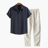 Cap Ferrat Linen-Blend Resort Set