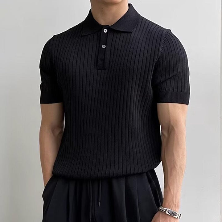 Arezzo Ribbed Cotton Polo Shirt