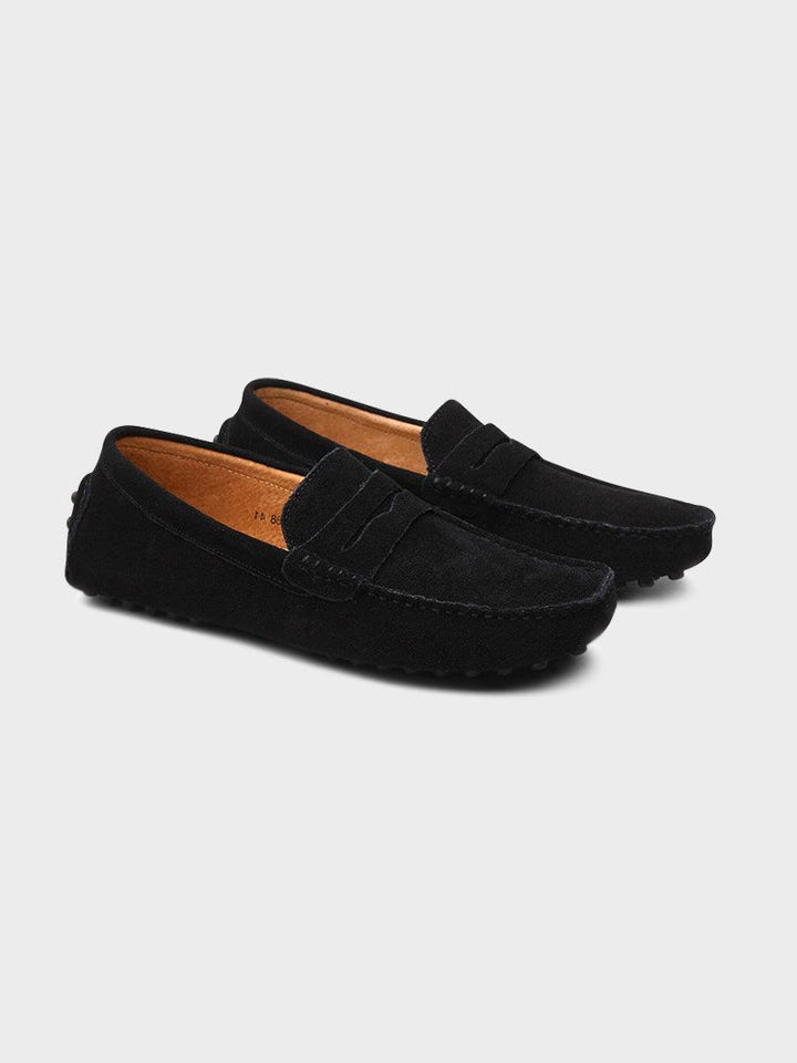 Capri Suede Slip-On Boat Loafers