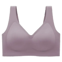 Seamless Wireless V-Neck Jelly Bra Tank Top