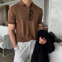 Arezzo Ribbed Cotton Polo Shirt