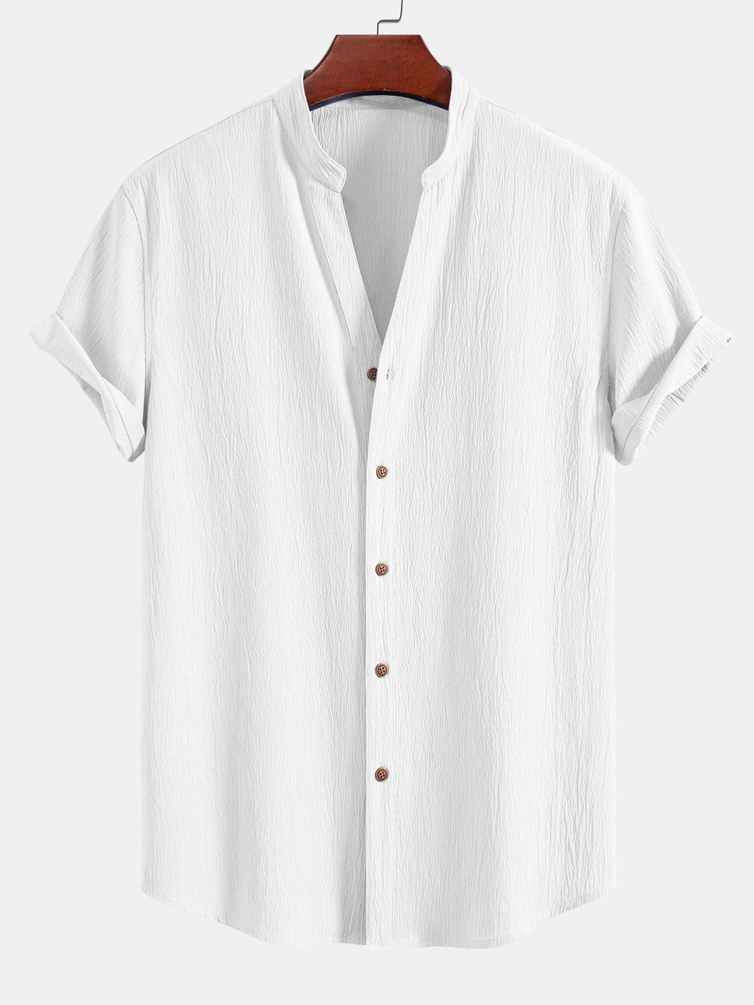 Sorrento Textured Cotton Button-Up Shirt