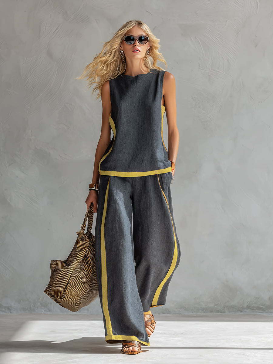 Leila Cotton Linen Set