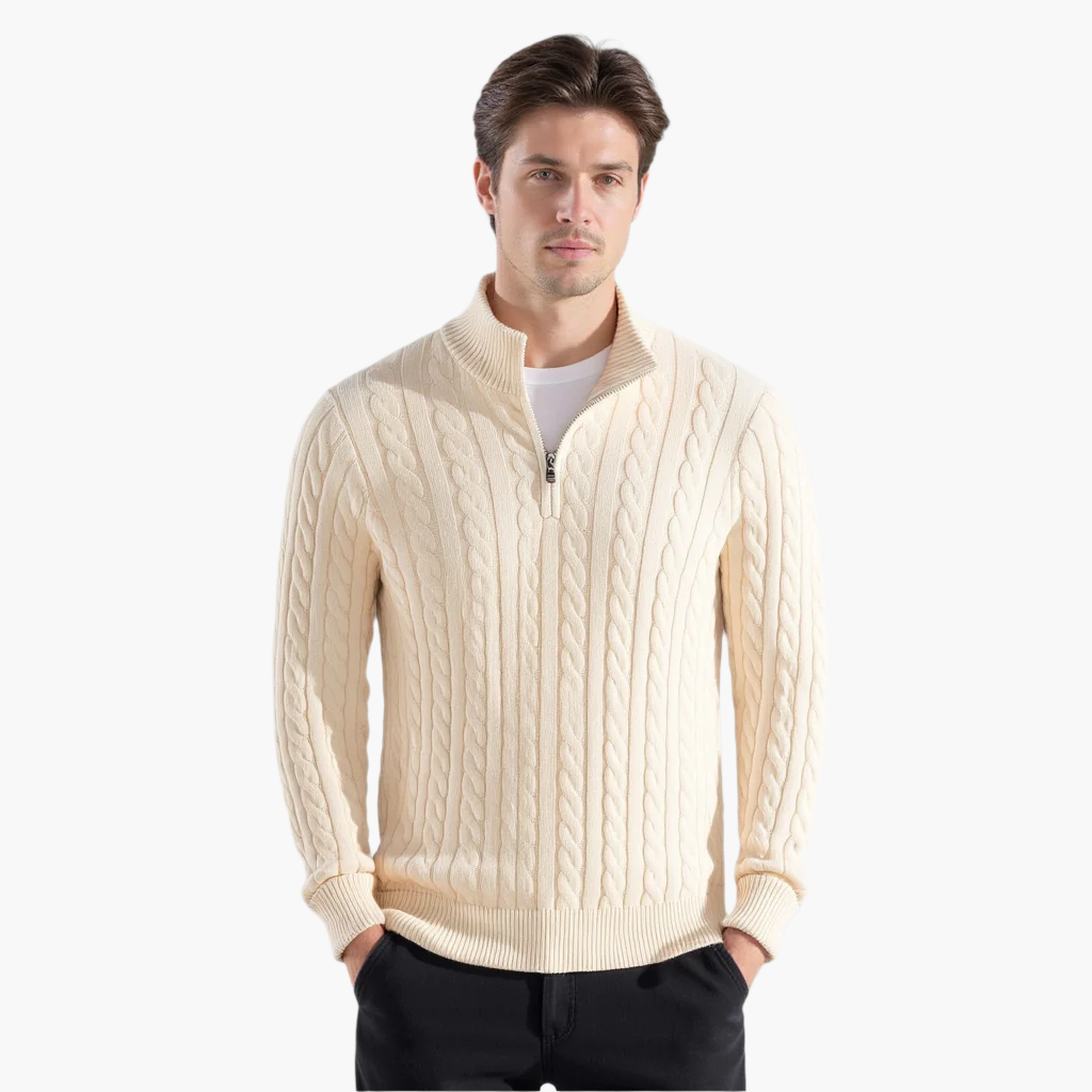 Aosta | Knit Half-Zip Sweater