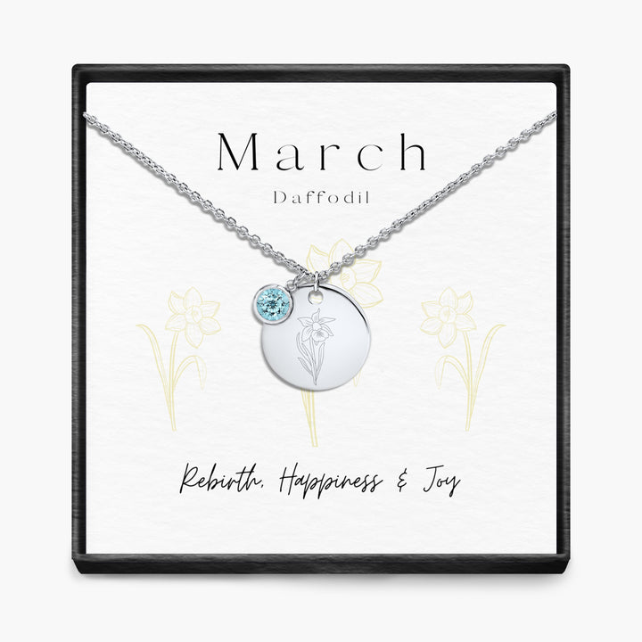 Geboortemaand hanger ketting