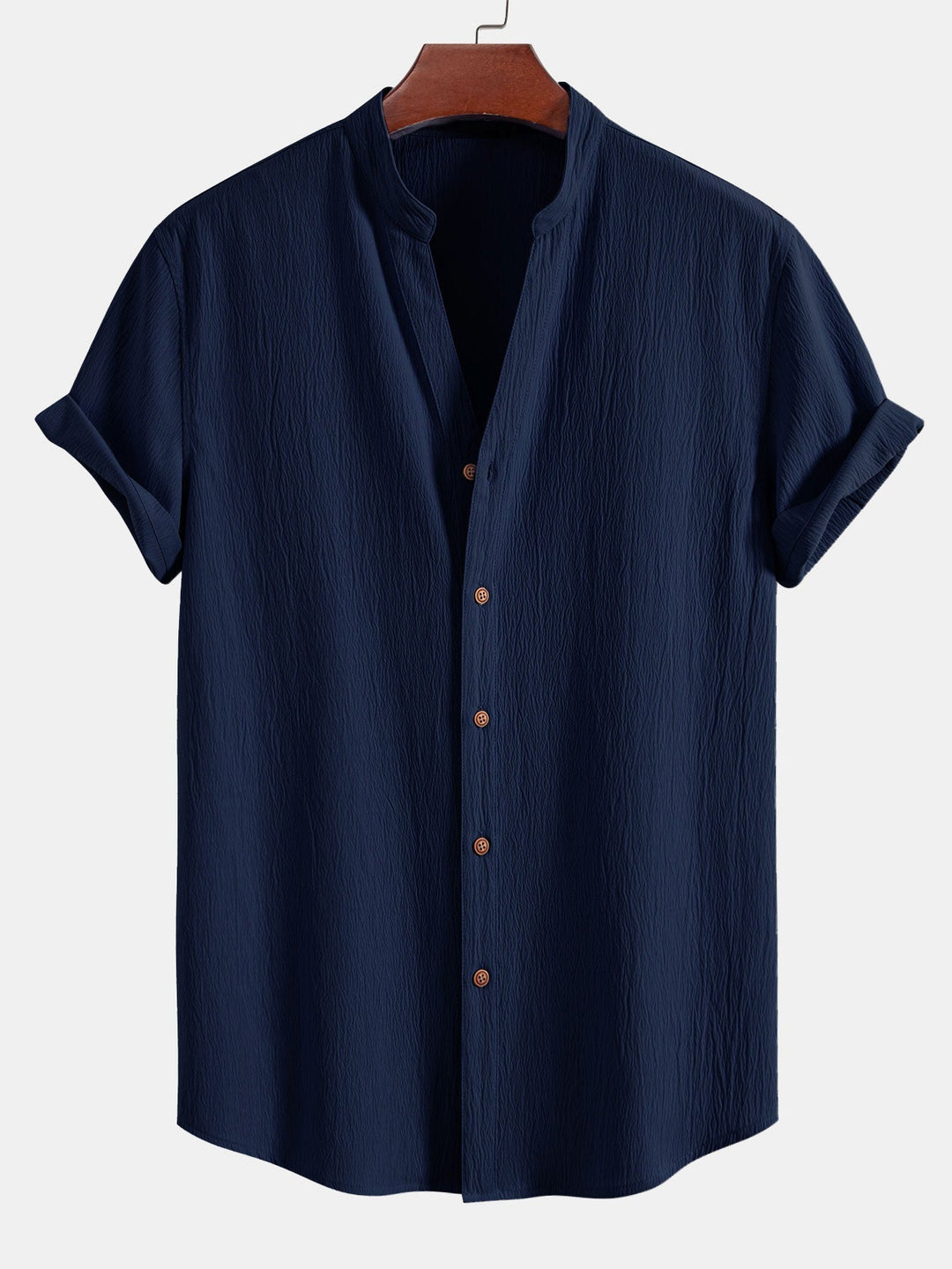 Sorrento Textured Cotton Button-Up Shirt
