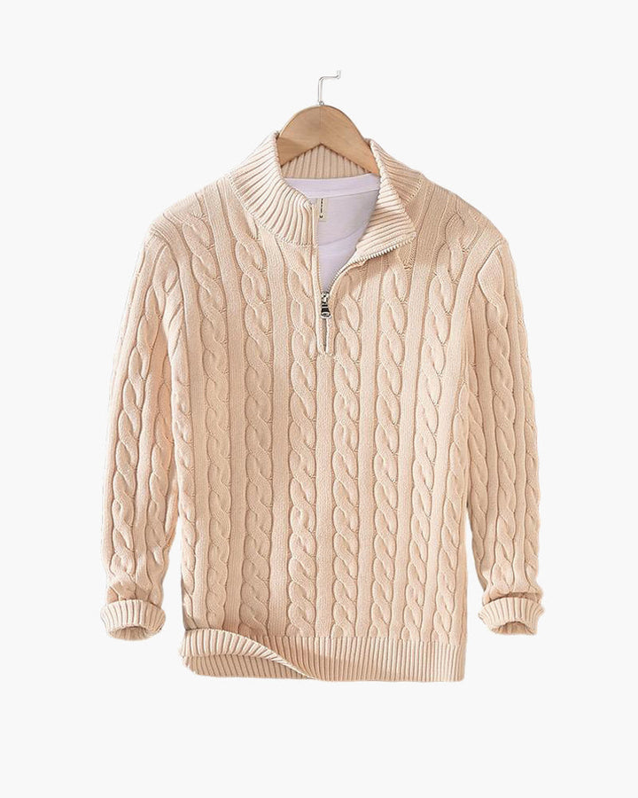 Aosta | Knit Half-Zip Sweater