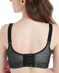 Comfortabele bloemen gewatteerde push-up beha&