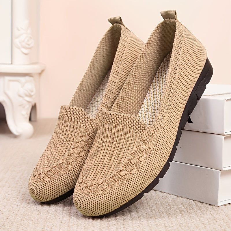 KnitEase Slip-On Loafers