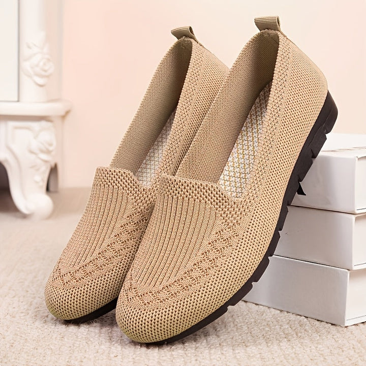 KnitEase Slip-On Loafers