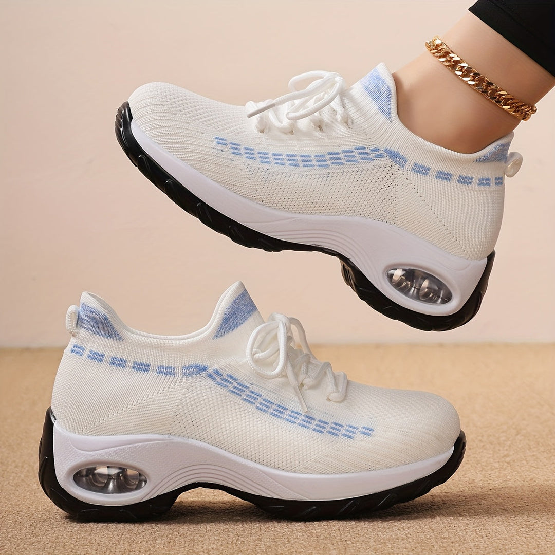 Noir Lift Knit Sneakers