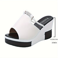 Elevate Wedge Teenslippers