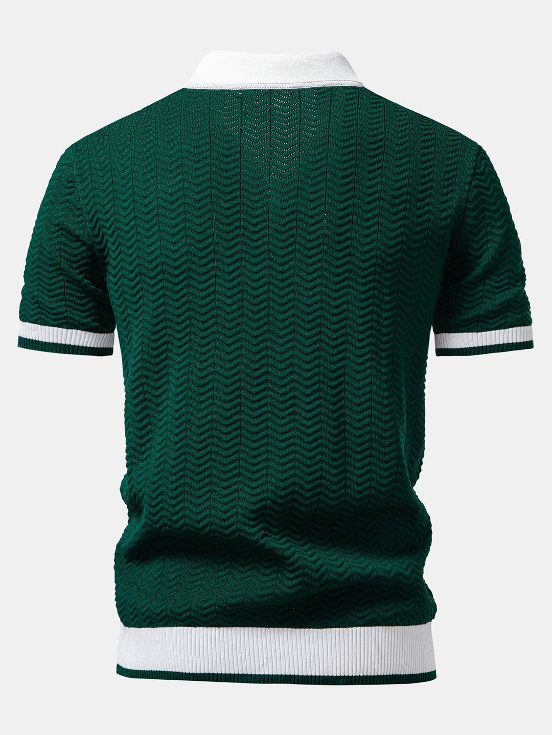 Ascot Poloshirt met Contrasterende Kraag