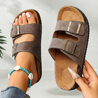 Bren Dual Buckle Comfort Slides